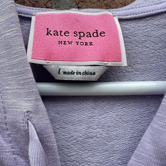 Women’s Kate Spade Matching Set Light Purple Jacket & Crop Pants - Picture 10 of 14
